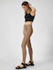 Women's Legging Shiny Brown