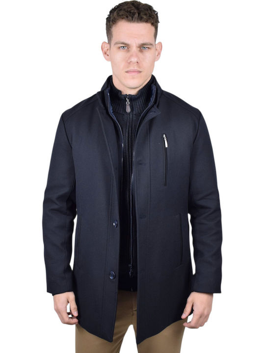 Men's Half Coat Navy