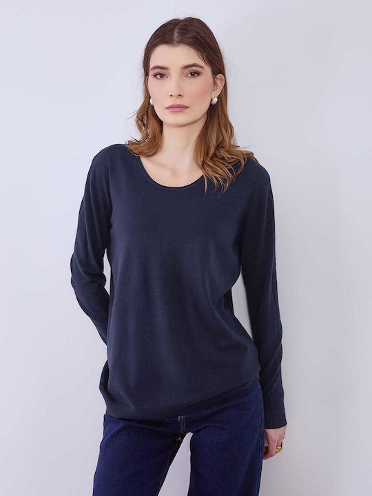 Celestino Women's Sweater Round Neck Loose Fit ...