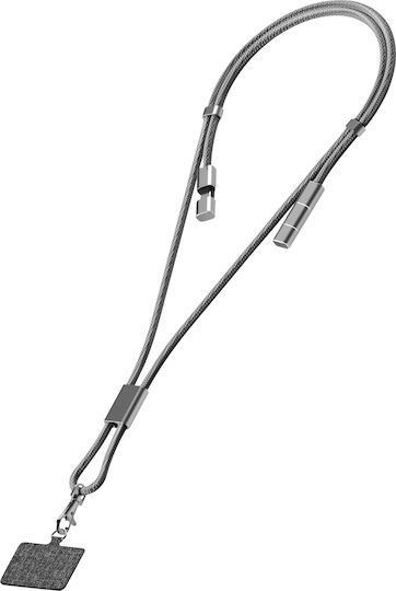 Akashi 3 В 1 Necklace 100w Usb-c Към Usb-c Lightning Кабел Сребрист