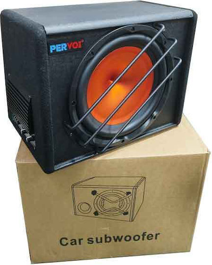 PerVoi Αυτοενισχυόμενο Subwoofer Αυτοκινήτου 12" 150W RMS