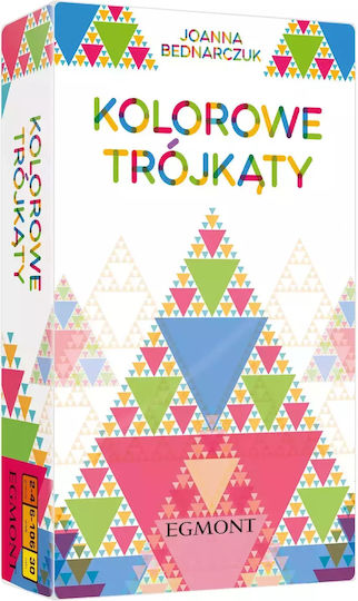 Board Game Colorful Triangles for 2-4 Players 6+ Years Old (PL) Egmont