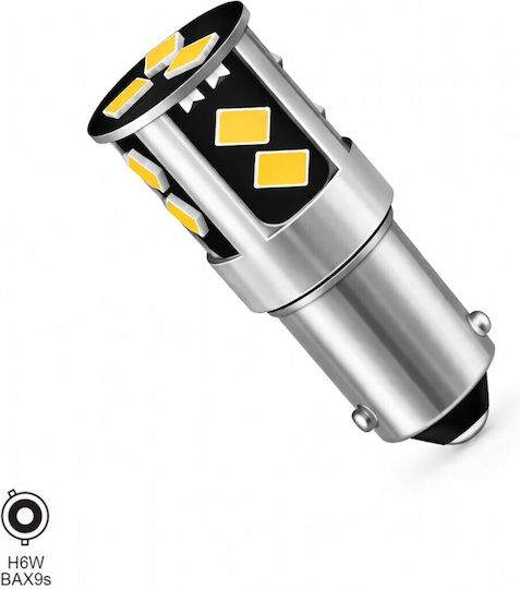 VenCore Lamps Car BAx9S Canbus LED 6000K Cold White 8-48V 5.5W 1pcs