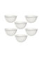 Bormioli Rocco Easy Bol de Servire Rotund Sticlă cu Diametru 14.7buc 6buc