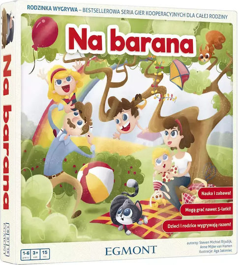 Board Game On The Ram for 1-6 Players 3+ Years Old (PL) Egmont