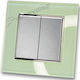 Lineme Two-Way Wall Switch With Silver Frame