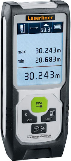Laserliner Laser Entfernungsmesser 080.825A mit einer Messreichweite von bis zu 50m