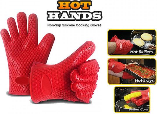 Hot Hands Oven Mitt Made of Silicone