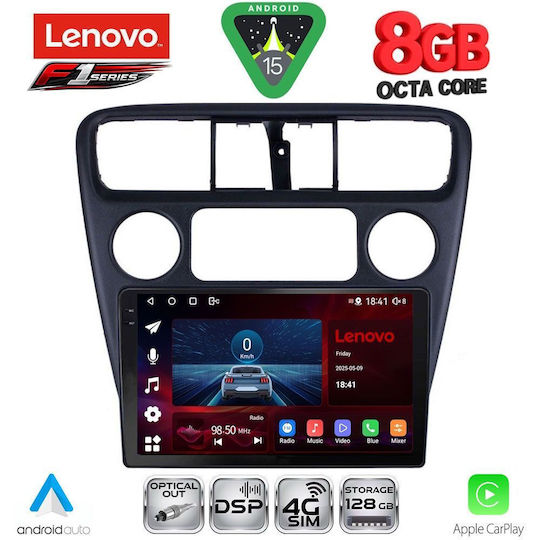 Lenovo Car Audio System for Honda Accord 1998-2004 (Bluetooth/USB/WiFi/GPS/Apple-Carplay/Android-Auto) with Touch Screen 9"