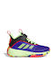 Ownthegame 3.0 K Kids Sports Basketball Shoes with Hoop & Loop Closure Blue