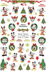 Nail Stickers Christmas Mickey Mouse Nail Stickers Christmas Mickey Mouse