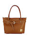 Leather Women's Bag Shoulder Tabac Brown