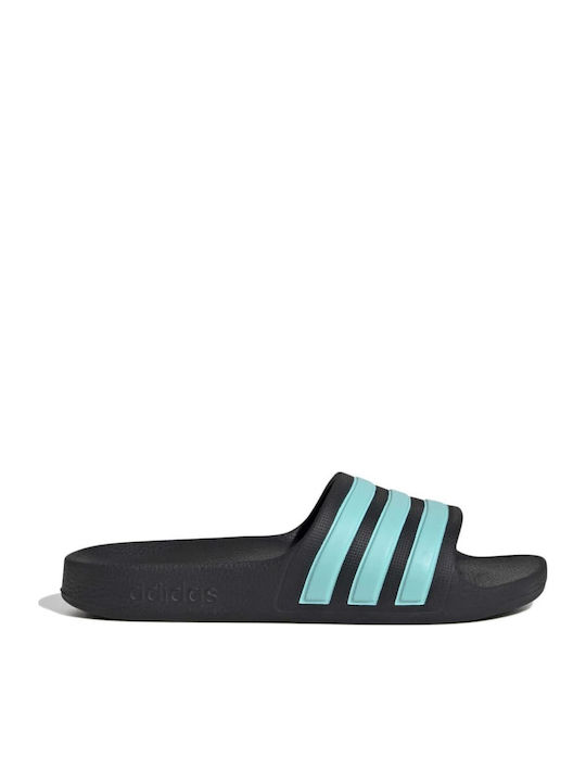 Șlapi pentru copii Negre Adilette Aqua K