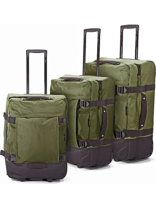 Benzi Benzi Green Travel Suitcases with 2 Wheel...
