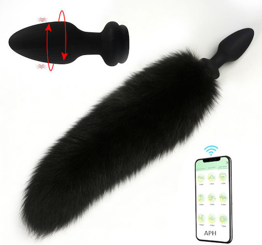 APH Anal Plug with Wireless Functionality and Vibration Black