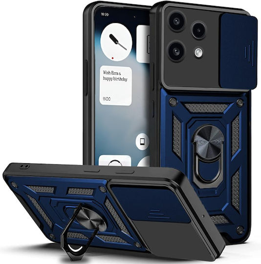 Techsuit Camshield Series Umschlag Rückseite Blau (Nichts Phone (3a) Lite)