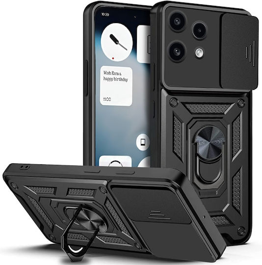 Techsuit Camshield Series Back Cover Black (Nothing Phone (3a) Lite)