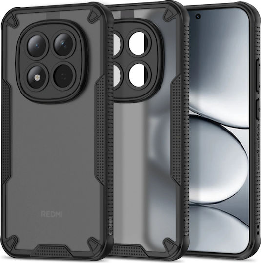 Tech-Protect Matte Back Cover Σιλικόνης / Πλαστικό Μαύρο (Redmi Note 15 Pro 5G)