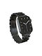 Burga Tragbare Bänder Apple Watch 4 5 6 7 8 9 10 11 SE Ultra 44 45 46 49mm Chic Royal Schwarz