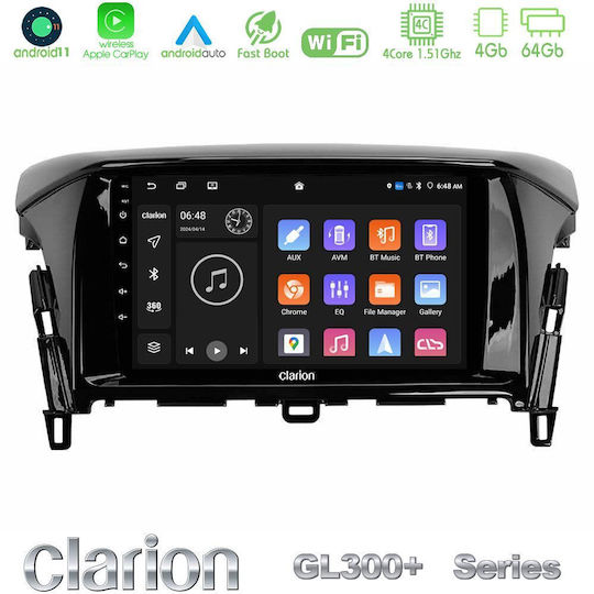 Clarion Ηχοσύστημα Αυτοκινήτου για Mitsubishi Eclipse Cross 2018 2022 (Bluetooth/USB/AUX/WiFi/GPS/Apple-Carplay/Android-Auto) με Οθόνη Αφής 9"