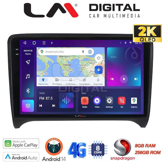 LM Digital Auto-Audiosystem für Audi E-Commerce-Website 2007 > 2014 (Bluetooth/USB/WiFi/GPS/Apple-Carplay/Android-Auto)