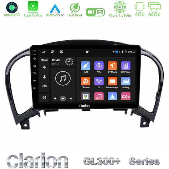 Clarion Car Audio System for BMW F15 Nissan Juke 2019 (Bluetooth/USB/AUX/WiFi/GPS/Apple-Carplay/Android-Auto) with Touch Screen 9"