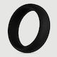 Wide Silicone Cock Ring Forto F-64 45 Mm Wide Silicone Medium Black Cock Ring