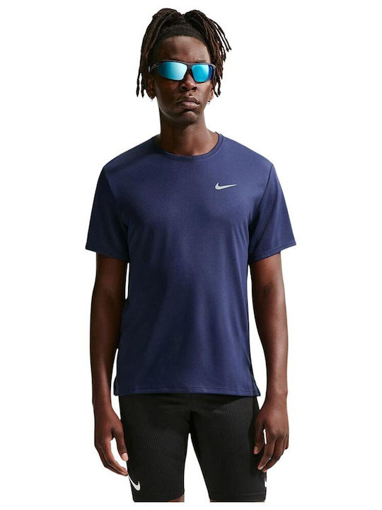 Nike Dri-fit Uv Miler Dri-Fit Athletic T-shirt ...