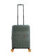 Discovery Cabin Travel Suitcase Hard Khaki with 4 Wheels Height 55cm DL02H0.49.11