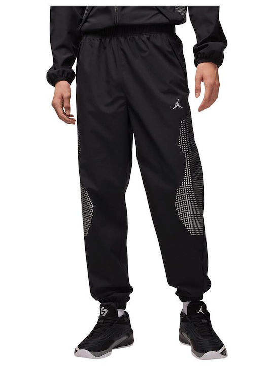 Sport Sweatpants Glossy with Elastic Black