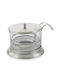 Galileo Vase General Use with Lid made of Stainless Steel Transparent 150ml