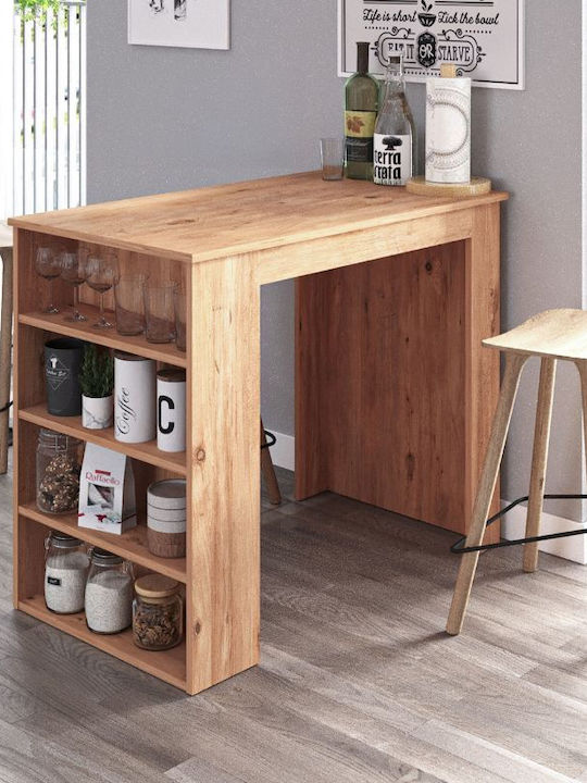 Toska Table Bar Wooden Pine Oak 112.2x64x91.8cm