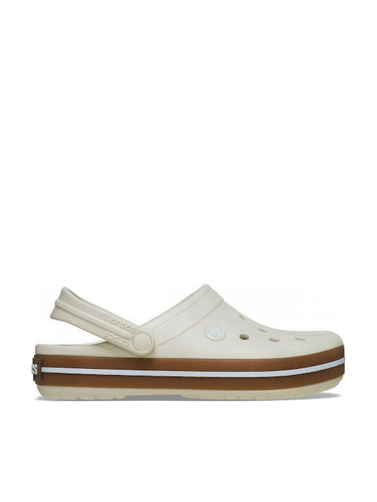 Crocs Crocband Damen Clogs Weiß