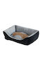 Uniq Hundebett Häuser Schwarz 41x30cm.