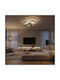kelvo Ceiling Mount Light 80cm White with Integrated LED
