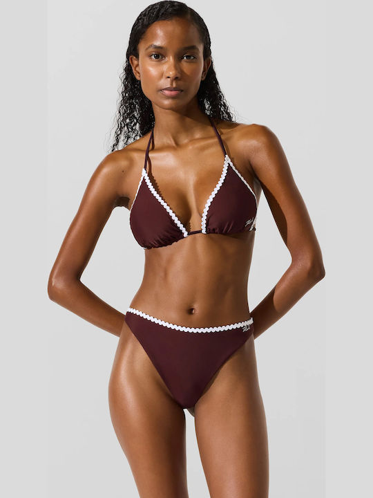 Karl Lagerfeld Bikini Slip Brown