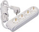 Makel Steckdosenleiste 4 Positionen mit Kabel 3m