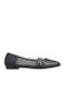 Fabric Ballerinas Black
