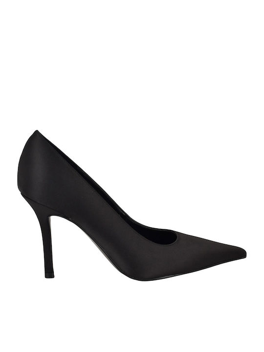 Gemmha2 Suede Γόβες με Ψηλό Τακούνι Μαύρες