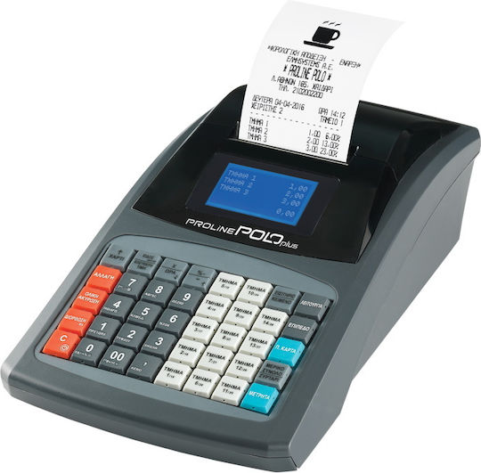 Ταμειακή Μηχανή Proline Polo Plus Εστιατορίου Χωρίς Μπαταρία Μαύρο Proline