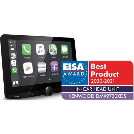 Kenwood Ηχοσύστημα Αυτοκινήτου 2 DIN (Bluetooth/USB) με Οθόνη Αφής 10.1"