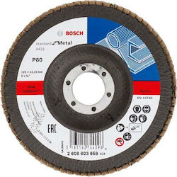 Bosch Flap Disc 125mm X431 P 80 Standard Metal Convex