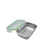 Sidirela Cutie pentru Mâncare Inox Silver with Black Cap 850ml 1buc