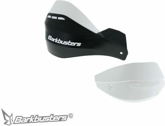 Barkbusters Motorcycle Protective Hand Guards in White Colour