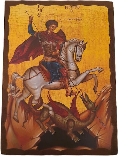 Saint George Icon Height × Width 20cm X 14.5cm