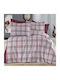 MayHome Duvet Set Single 160x240cm Polycotton Geometric 350 GSMGsm