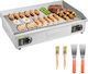 Vevor Electric Commercial Flat Top Griddle Steel 72.5x40x4.4kW with Flat & Ribbed Grill Plates