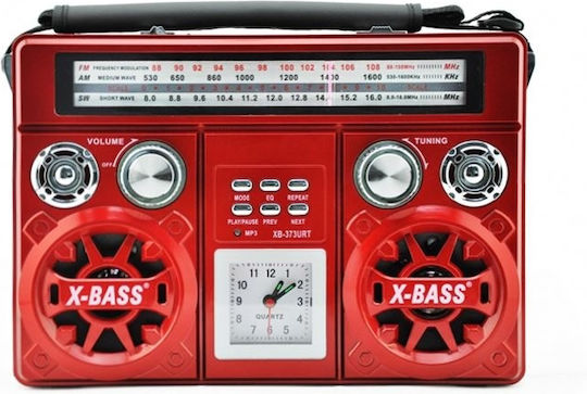 FOX385096 Retro cu Bluetooth și USB Roșu
