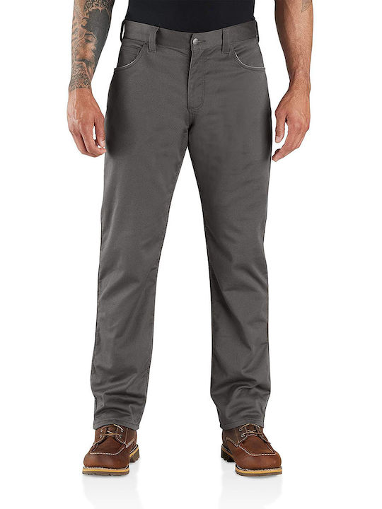 Force Trousers Elastic in Loose Fit Gray