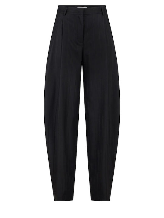 Women's Fabric Trousers Black